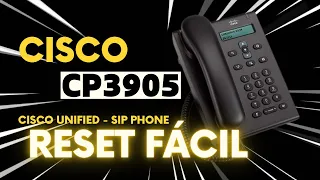 Factory Reset Cisco Phone CP3905 / Reset Telefone IP Cisco CP3905