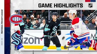 Canadiens @ Kraken 12/6 | NHL Highlights 2022