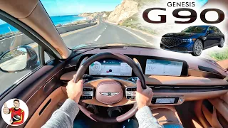 The 2023 Genesis G90 e-Supercharged is Knocking on the S-Class’ Door (POV Drive Review)