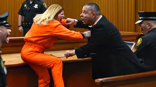 Convict Tries Attacking Her Own Lawyer..