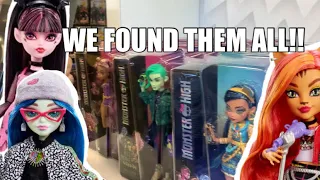 HUNTING FOR NEW MONSTER HIGH DOLLS- WE FOUND THEM ALL!! 2022 GENERATION 3 LAUNCH WITH ANGEL LOZA!