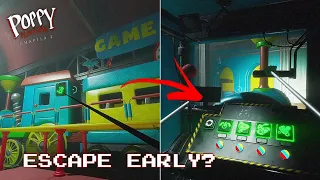 Escaping Through The Train Early WITHOUT COMPLETING GAME | Poppy Playtime Chapter 2