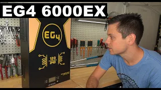 EG4 6000EX All-in-one: 6000W LF 120/240V Inverter, 7500W PV Input, 120A AC Charger