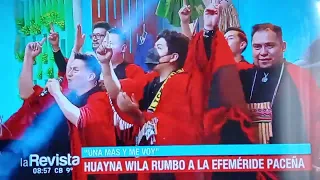 Morenada junto al Grupo HUAYNA WILA en "La Revista Unitel"- Ballet Folklórico Nueva Esperanza