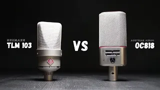 Best Microphones For Home Studio Recording // Neumann TLM 103 VS Austrian Audio OC818 (Comparison)