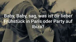 CAPITAL BRA x CRO - FRÜHSTÜCK IN PARIS (LYRICS VIDEO)