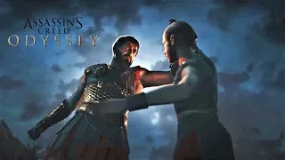 Assassin’s Creed Odyssey - Николаос сбрасывает Алексиоса со скалы