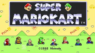 Title Screen (Prototype) - Super Mario Kart