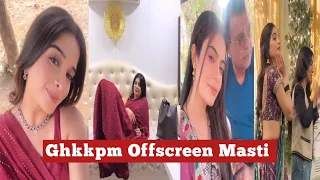 Gum Hai Kisi Ke Pyar Mein Behind The Scenes 🥰  Shakti arora and bhavika sharma Offscreen Masti Bts