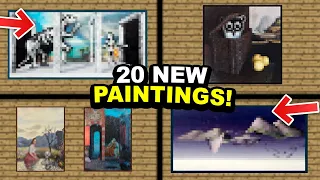 Mojang Added 20 BRAND NEW Paintings to Minecraft! [1.21 Update]