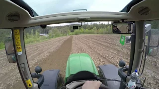 [HD] GoPro Hero 4 @ Let´s Drive John Deere 6195R mit Evers Scheibenegge