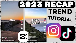 2023 Recap TikTok Trend Tutorial I 2023 Recap Template For Instagram Reels & TikTok