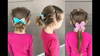 2 Ways Faux Fishtail Messy Bun or Ponytail | Q's Hairdos