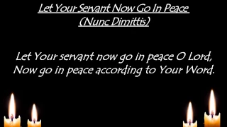 Taize - Let Your Servant Now Go In Peace (Nunc Dimittis)