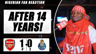 ARSENAL 1-0 PORTO (4*-2) pen  ( Godfrey - NIGERIAN FAN REACTION )- CHAMPIONS LEAGUE HIGHLIGHTS 23-24