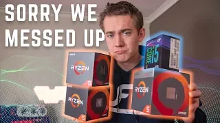 We Were Wrong - Ryzen 5 2400G vs 1600, 2600 & i5-8400