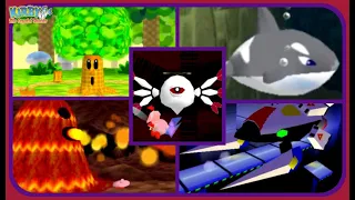 Kirby 64: the Crystal Shards: All Boss Encounters: Hard Mode - No Damage!!
