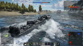 The S-100-class, S204 Lang Realistic Naval Gameplay ( War Thunder Naval)