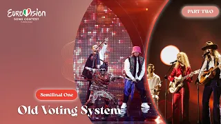 Eurovision 2022 Semi-final 1 - Old Voting System Scoreboard (Part 2/2)