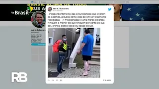 Presidente Jair Bolsonaro repudia atitude racista