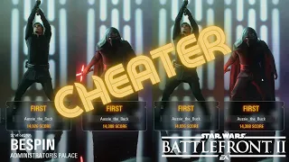 Star Wars Battlefront 2 - Heroes vs Villains | Toxic Cheater On Bespin