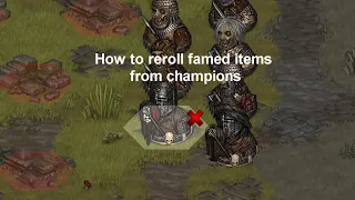 How to reroll famed items