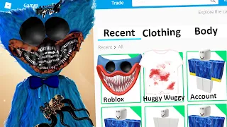 MAKING NIGHTMARE HUGGY WUGGY a ROBLOX ACCOUNT (Poppy Playtime, Chapter 4 & 3)