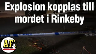 Explosion vid bostadshus kopplas till mord i Rinkeby