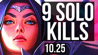 IRELIA vs ANIVIA (MID) | 9 solo kills, 70% winrate, Legendary, 12/3/7 | BR Master | v10.25