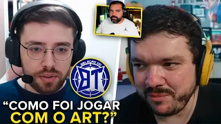 GAULES PERGUNTA PRO BT, COMO FOI JOGAR COM O ART NA SELEÇA | CORTES DO GAULES