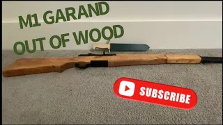 Homemade M1 Garand out of wood