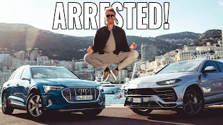 AUDI E-TRON & LAMBORGHINI URUS GOT US ARRESTED! | NICO ROSBERG | eVLOG