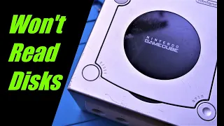 Nintendo GameCube won't read Games. Bad Capacitors, good laser.