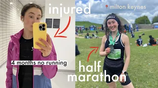 I RAN A HALF MARATHON WITHOUT TRAINING | Milton Keynes Half Marathon 2023