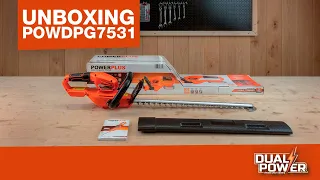 Dual Power - Unboxing der POWDPG7531 Heckenschere