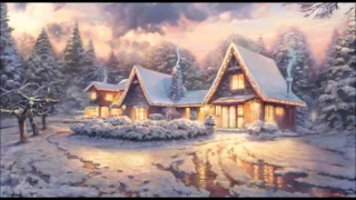 Swing Christmas Music Special with Thomas Kinkade Paintings