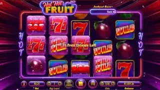 HOT HOT FRUITS! - A BONUS THAT ACTUALLY PAID! - HOLLYWOODBETS