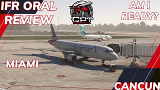 MSFS 2020 SU15 BETA: AMERICAN A320 | MOCK IFR ORAL | MIAMI - CANCUN