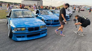 Drifting my Polish spec E36 at nextlevel International. ￼