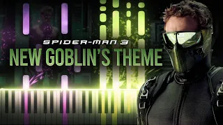 New Goblin's Theme (Harry) - Spider-Man 3 (2007) OST | (Synthesia Piano Tutorial)+SHEETS & MIDI