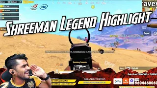 Shreeman Legend Highlight pubg Mobile