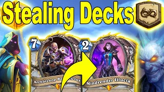 Stealing Opponent's Deck All Day Long & Winning With Their Cards! Festival of Legends | Hearthstone