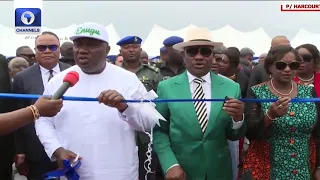 Wike, Ugwuanyi Commission Ogbunabali Sandfilled And Estate Layout In Port Harcourt