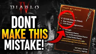 Diablo 4 - 5 HUGE Damage MISTAKES to AVOID! (Diablo 4 Tips & Tricks)