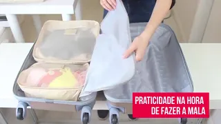 Organizador De Mala Para Viagem Necessaire Kit 6 Peças