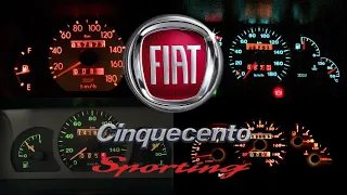 Fiat Cinquecento (0-100 KM/H) (0-60 MPH) ACCELERATION BATTLE