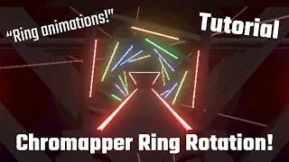 Learn how to animate rings with Chromapper in under 2 minutes! | Beat Saber Chroma tutorial