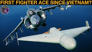 USMC Harrier Pilot Shoots Down Seven Houthi Drones Over Red Sea | DCS Reenactment