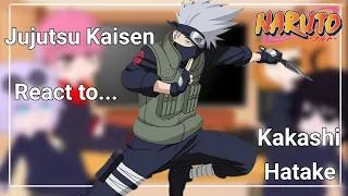 Jujutsu Kaisen team react to Kakashi Hatake, Gojo's brother || Jujutsu Kaisen x Naruto//GC🥶🔥