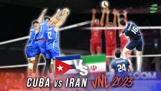Absolute Volleyball Battle : Cuba vs Iran | VNL 2023 Anaheim